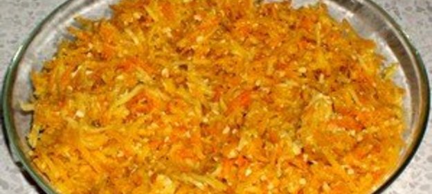 Витаминный салат с кольраби и тыквой