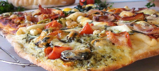 Пицца «Четыре вкуса» Pizza Quattro Gusti