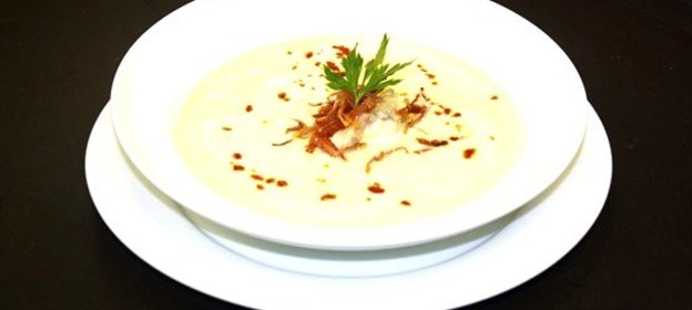 Сливочный суп из морского черта