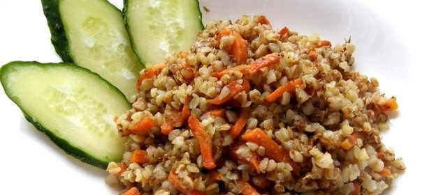 Гречка с морковью