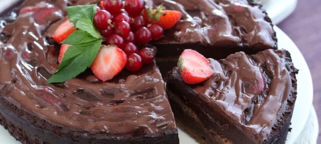 Самый простой шоколадный пирог