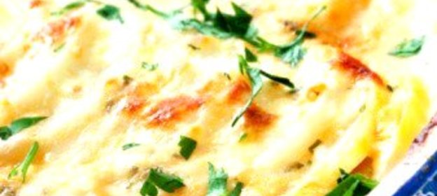 Запеканка с картофелем и помидорами