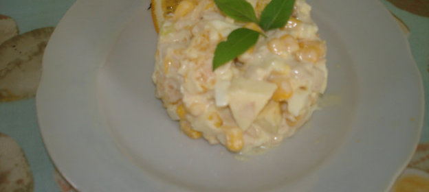 салат с апельсинами