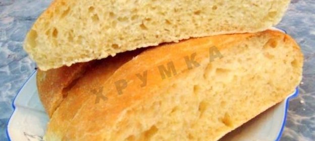 Хлеб чиабатта с кукурузной мукой