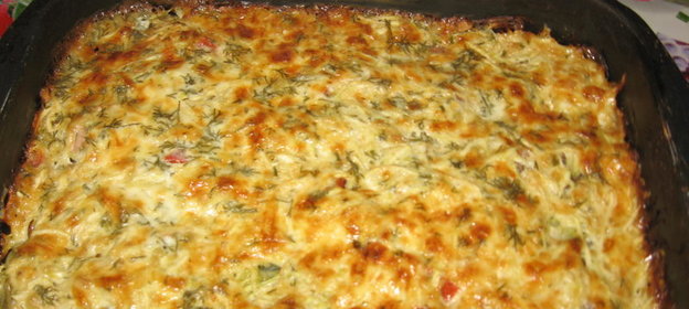 овощная запеканка с курицей