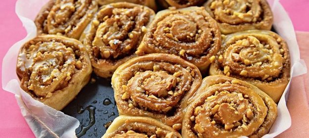 Творожные булочки с орехами