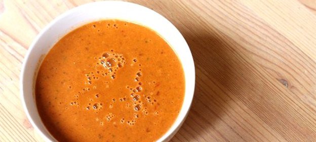 Пряный средиземноморский винегрет с морковным соком