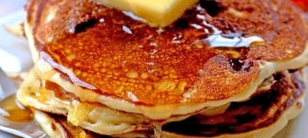 Оладьи с маслом