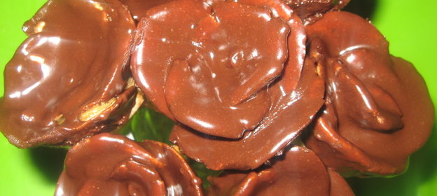 Печенье Розочкис шоколадом