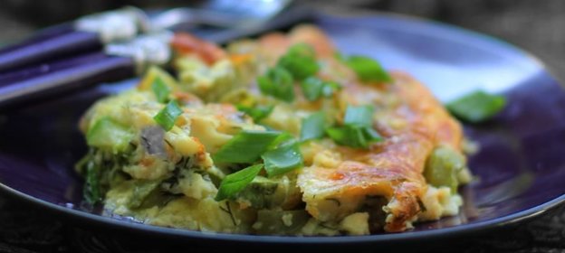 Запеканка летняя кабачковая в прованском стиле