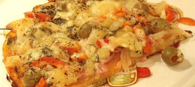 Пицца на тонкой основе (еще вариант)