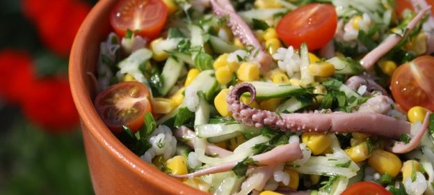 Салат Морской бриз