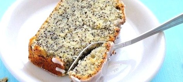 Лимонный кекс с маком