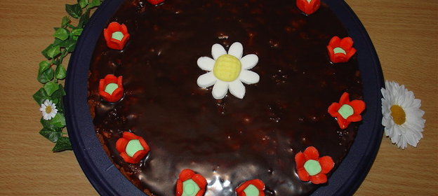 Французский шоколадный пирог „Tarte au chocolat