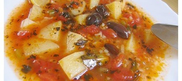 Средниземноморский овощной супчик