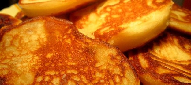 Оладьи из творога и кефира