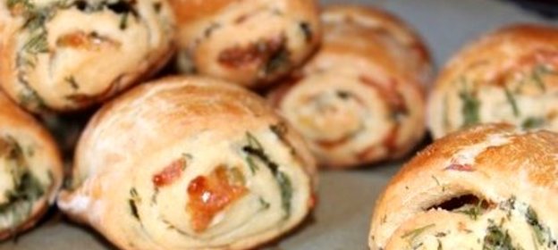 Булочки с зеленью