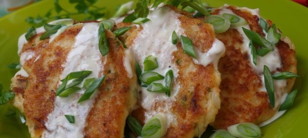 Оладьи из цветной капусты с паприкой