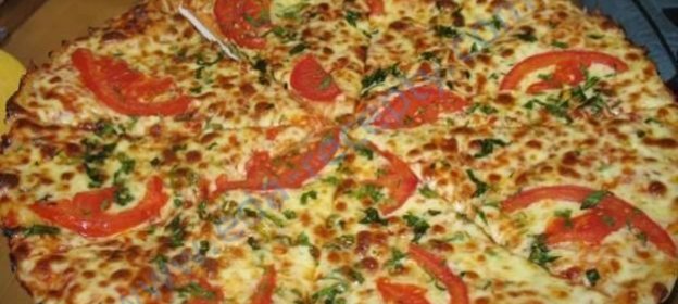 Картофельная пицца с грибами в духовке