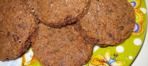 Хрустящее шоколадное печенье