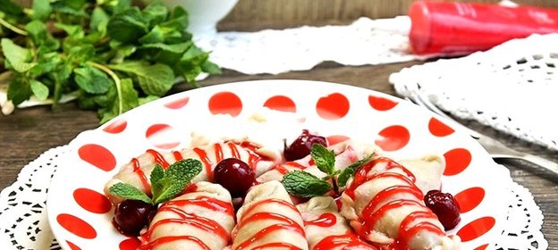 Вареники с вишнями