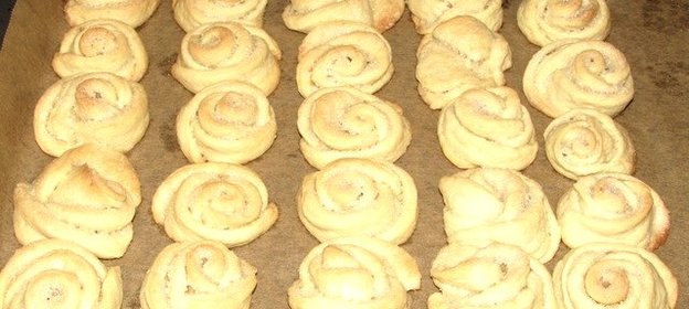 Творожное печенье с сахаром