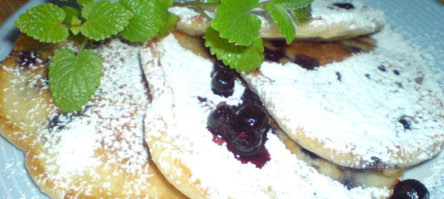 Шведские оладьи с черникой ( Масленица!)