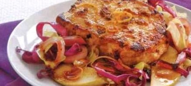 Свиные стейки в имбирном маринаде