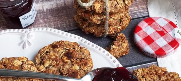 Домашнее овсяное печенье