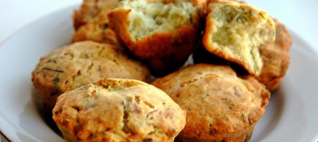 Сырные кексики (маффины) с травами