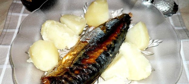 Скумбрия жареная натуральная