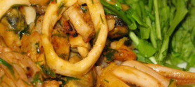 Море в огне, или морской коктейль-фламбе