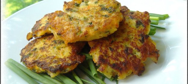 Овощные гренки/оладья к завтраку