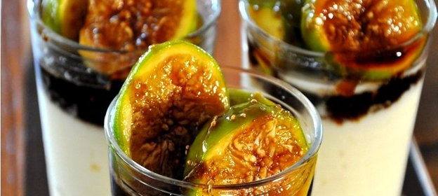 Жареный инжир с рикоттой