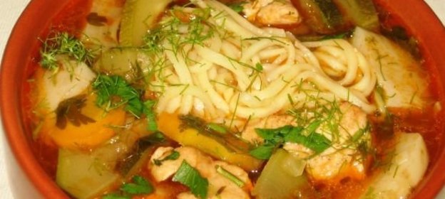 Макароны с яйцом