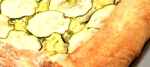 Генуэзский пирог с рикоттой и цукини