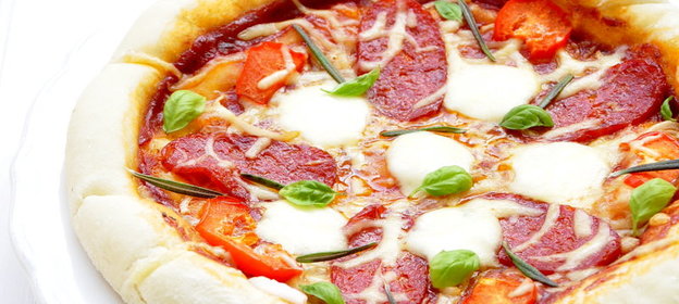 Пицца Пепперони с моцареллой и сладким перцем