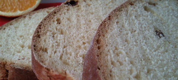 Хлеб сладкий (апельсиново-изюмный)