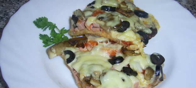 Пицца ассорти по-домашнему