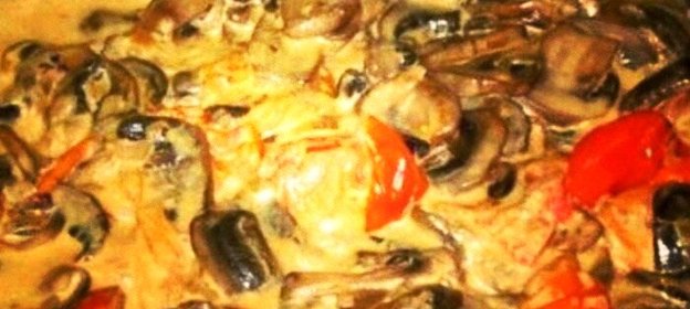 Сливочно-грибной соус