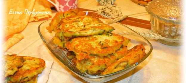 Оладьи тыквенно-рисовые с сыром