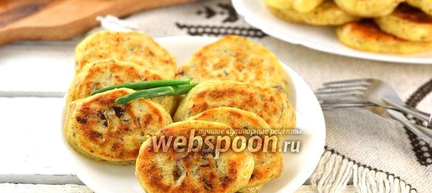 Дрожжевые оладьи из сардины в масле