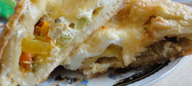 Пицца на завтрак, или то что осталось от вчерашней пиццы:)