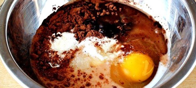 Шоколадный кекс в кружке за 5 минут