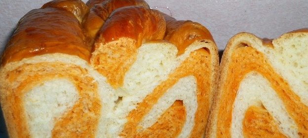 Хлеб с узором в хлебопечке