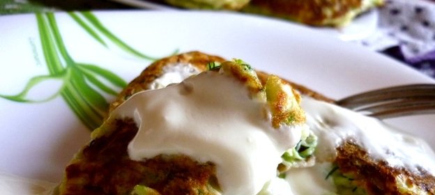 Сырные оладьи