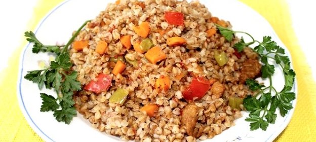 Гречка с мясом в духовке