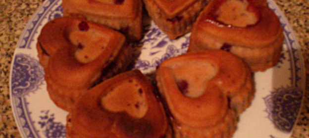 Кексы с вишней постные