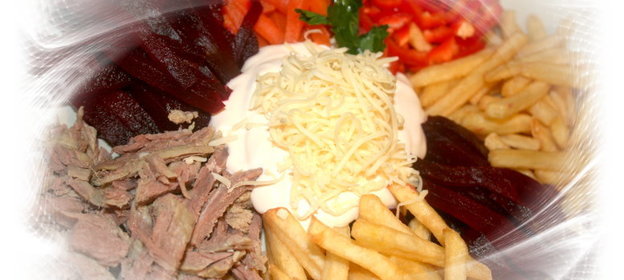 Пицца с жареными яйцами