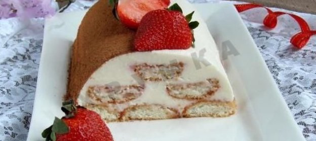 Клубничное тирамису с маскарпоне